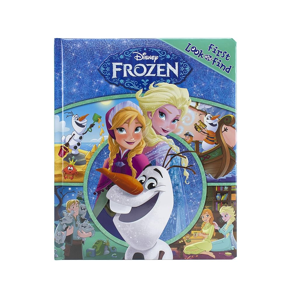大人気　高評価のディズニー　First Look and Find　見て！探して Amazon.co.jp: Disney Frozen (First Look and Find) : 本